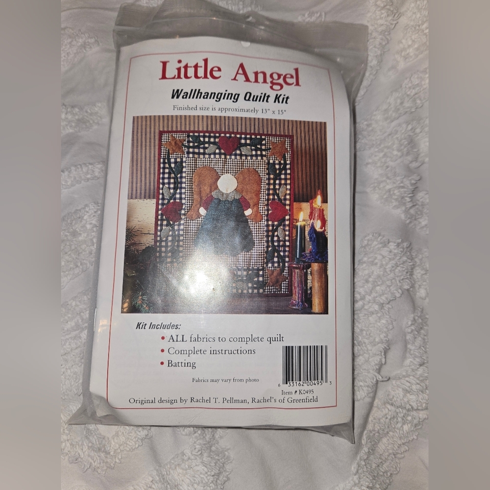 Little Angel Wallhanging Quilt Kit NIP NOS Rachel's Of Greenfield - Picture 3 of 4